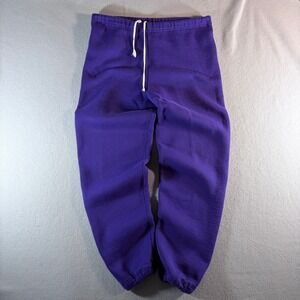 Vintage Russell Athletic Sweatpants Mens Medium Purple Made in USA Joggers
